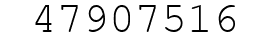 Number 47907516.