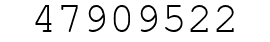 Number 47909522.