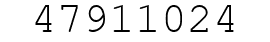 Number 47911024.