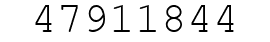 Number 47911844.