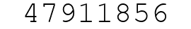 Number 47911856.