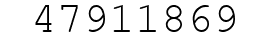 Number 47911869.
