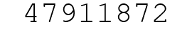 Number 47911872.