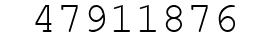 Number 47911876.