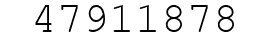 Number 47911878.