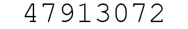 Number 47913072.