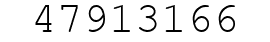 Number 47913166.