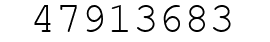 Number 47913683.