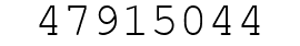 Number 47915044.
