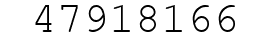 Number 47918166.