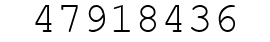 Number 47918436.