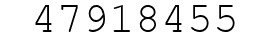 Number 47918455.