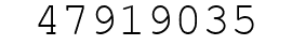 Number 47919035.