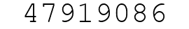 Number 47919086.