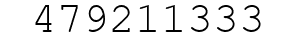 Number 479211333.