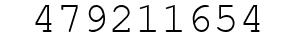 Number 479211654.