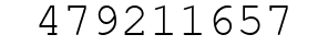 Number 479211657.