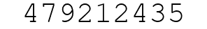 Number 479212435.