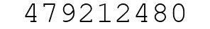 Number 479212480.