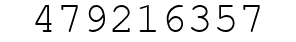 Number 479216357.