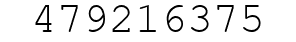 Number 479216375.