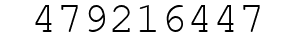 Number 479216447.