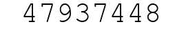 Number 47937448.