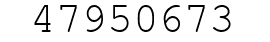 Number 47950673.