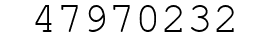 Number 47970232.