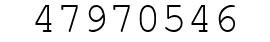 Number 47970546.