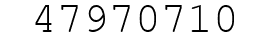 Number 47970710.