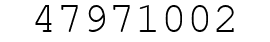 Number 47971002.