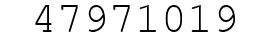 Number 47971019.