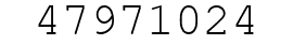 Number 47971024.