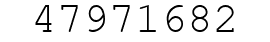 Number 47971682.