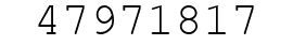 Number 47971817.