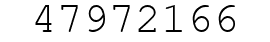 Number 47972166.