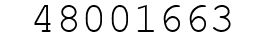 Number 48001663.