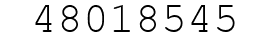 Number 48018545.