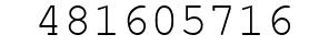 Number 481605716.