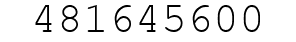 Number 481645600.