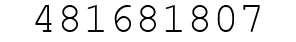 Number 481681807.