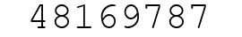Number 48169787.