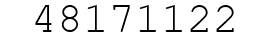 Number 48171122.