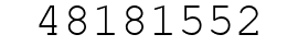 Number 48181552.