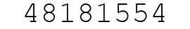 Number 48181554.
