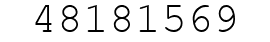 Number 48181569.