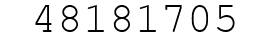 Number 48181705.