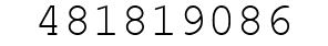 Number 481819086.