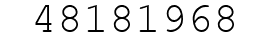 Number 48181968.
